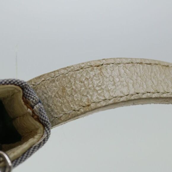 Bulgari Logo Blue Canvas Shoulder Bag (Pre-Owned) - Picture 14 of 16